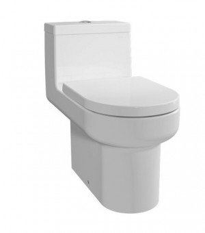 كرسي أفرنجي قطعة واحدة ابيض 30 سم (S-Trap) مع غطاء (SOFT CLOSE) - صناعة اندونيسي # TOTO - OMNI- CW895JW